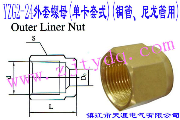 YZG2-24ĸ(οʽ)(~)Outer Liner Nut